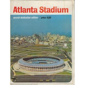 ATLANTA STADIUM - SPECIAL DEDICATION EDITION 1966