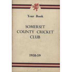 SOMERSET COUNTY CRICKET CLUB YEARBOOK 1958-59