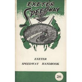EXETER SPEEDWAY HANDBOOK 1962