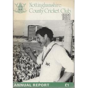 NOTTINGHAMSHIRE COUNTY CRICKET CLUB 1981 ANNUAL REPORT
