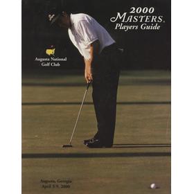 MASTERS 2000 (AUGUSTA) OFFICIAL PLAYERS GUIDE