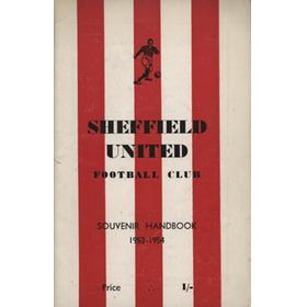 SHEFFIELD UNITED FOOTBALL CLUB SOUVENIR HANDBOOK 1953-54