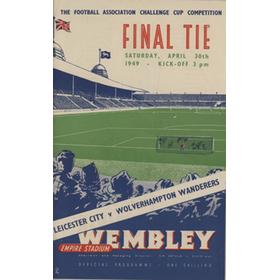 FA Cup Final Programmes 1954 to 2018 