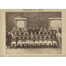 CHELSEA 1935-36 DAILY MAIL SOUVENIR FOOTBALL PHOTOGRAPH