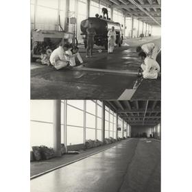 CRYSTAL PALACE NATIONAL SPORTS CENTRE 1971 PHOTOGRAPHS - INSTALLATION OF RUNNING TRACK