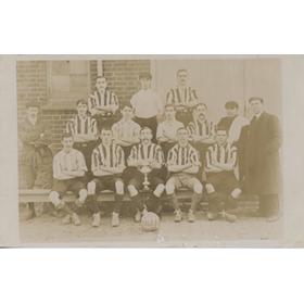 SHEFFIELD WEDNESDAY 1905-06 FOOTBALL POSTCARD