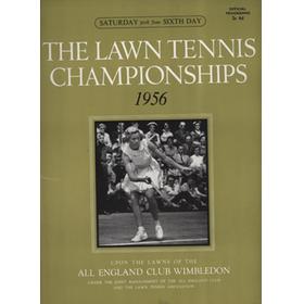 WIMBLEDON CHAMPIONSHIPS 1956 (DAY 6) TENNIS PROGRAMME