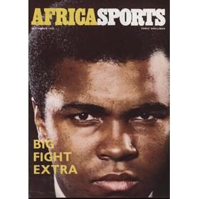 AFRICASPORTS MAGAZINE - SEPTEMBER 1974 BIG FIGHT EXTRA (RUMBLE IN THE JUNGLE)