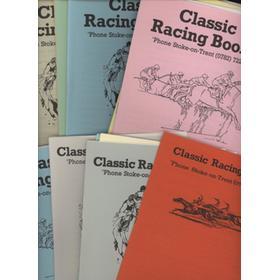 CLASSIC RACING BOOKS (STOKE-ON-TRENT) BOOK CATALOGUES VOLS 1-35