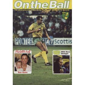 ON THE BALL - THE OFFICIAL PUBLICATION OF NORWICH CITY FOOTBALL CLUB, NUMBER 10