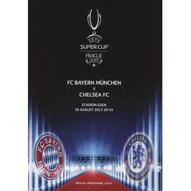 BAYERN MUNICH V CHELSEA 2013 (UEFA SUPER CUP) FOOTBALL PROGRAMME