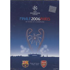 BARCELONA V ARSENAL 2006 (CHAMPIONS LEAGUE FINAL) FOOTBALL PROGRAMME