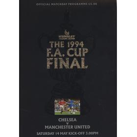 CHELSEA V MANCHESTER UNITED 1994 (F.A. CUP FINAL) FOOTBALL PROGRAMME