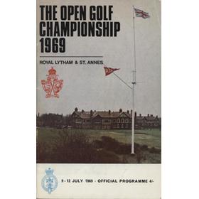 OPEN CHAMPIONSHIP 1969 (ROYAL LYTHAM & ST. ANNES) GOLF PROGRAMME