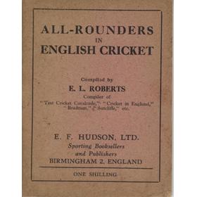 ALL ROUNDERS IN ENGLISH CRICKET