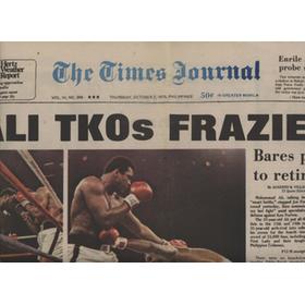 ALI V FRAZIER THRILLA IN MANILA 1975 - LOCAL PHILIPPINES NEWSPAPER