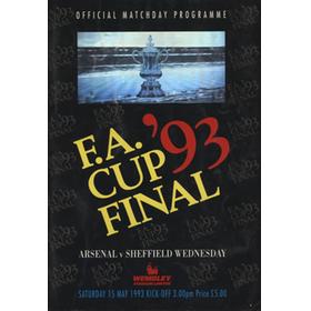 ARSENAL V SHEFFIELD WEDNESDAY 1993 (F.A. CUP FINAL) FOOTBALL PROGRAMME