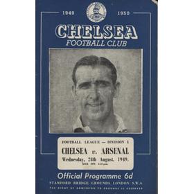 CHELSEA V ARSENAL 1949-50 FOOTBALL PROGRAMME