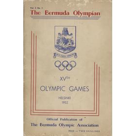 THE BERMUDA OLYMPIAN VOL.3 NO.1 - XVTH OLYMPIC GAMES HELSINKI 1952