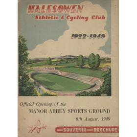 HALESOWEN ATHLETIC AND CYCLING CLUB 1922-1949