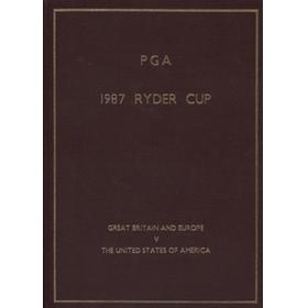 RYDER CUP 1987 (MUIRFIELD VILLAGE) GOLF PROGRAMME - SIGNED BY FULL EUROPEAN TEAM