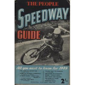 THE PEOPLE SPEEDWAY GUIDE 1949