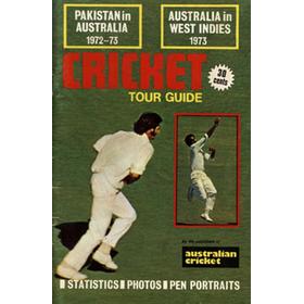 PAKISTAN IN AUSTRALIA 1972-73 & AUSTRALIA IN WEST INDIES 1973 CRICKET TOUR BROCHURE