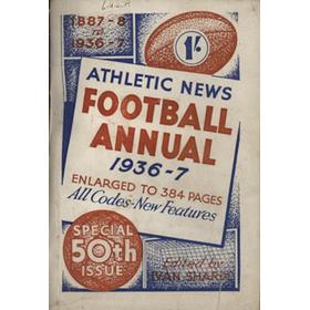 ATHLETIC NEWS FOOTBALL ANNUAL 1936-37