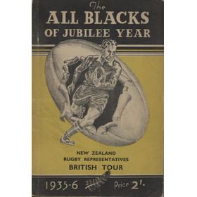 THE ALL BLACKS OF JUBILEE YEAR 1935-6