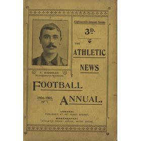 ATHLETIC NEWS FOOTBALL ANNUAL 1904-1905