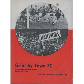 GRIMSBY TOWN F.C.CHAMPIONS, DIVISION IV, 1971-72 - PLAYERS