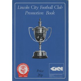 LINCOLN CITY FOOTBALL CLUB PROMOTION BOOK 1975-76