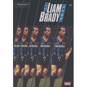 THE LIAM BRADY STORY / REPUBLIC OF IRELAND V FINLAND 1990 FOOTBALL PROGRAMME