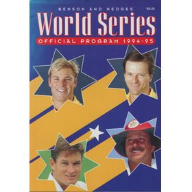 BENSON AND HEDGES WORLD SERIES - OFFICIAL PROGRAM 1994-95