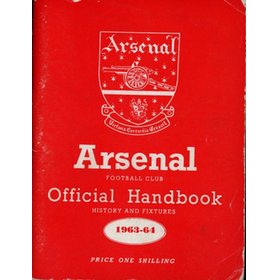 ARSENAL FOOTBALL CLUB 1963-64 OFFICIAL HANDBOOK