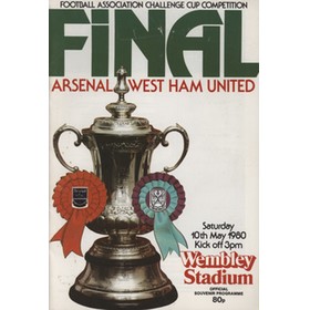 ARSENAL V WEST HAM UNITED 1980 (F.A. CUP FINAL) FOOTBALL PROGRAMME