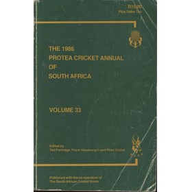 THE 1986 PROTEA CRICKET ANNUAL OF SOUTH AFRICA