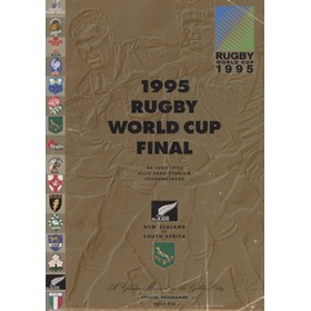SOUTH AFRICA V NEW ZEALAND 1995 RUGBY WORLD CUP FINAL PROGRAMME