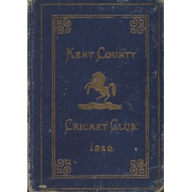 KENT COUNTY CRICKET CLUB 1920 [BLUE BOOK]