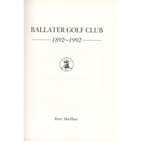 BALLATER GOLF CLUB CENTENARY 1892-1992