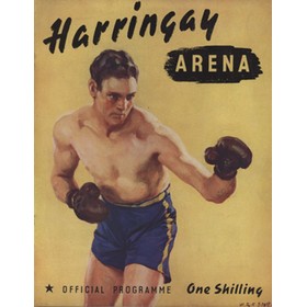DAVE CROWLEY V ERIC BOON 1938 BOXING PROGRAMME
