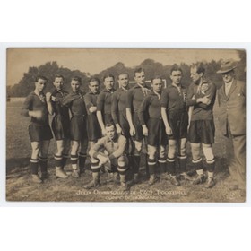 HUNGARY FOOTBALL TEAM 1924 (PARIS OLYMPICS) POSTCARD