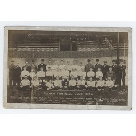 FULHAM FC 1905-06 FOOTBALL POSTCARD