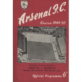 ARSENAL 1949-50 (FA CUP WINNERS) BOUND SET OF HOME FOOTBALL PROGRAMMES