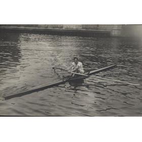 WALLY KINNEAR (GREAT BRITAIN) 1912 OLYMPIC SCULLING POSTCARD