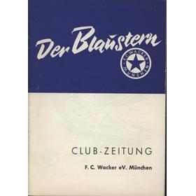DER BLAUSTERN - CLUB ZEITUNG F.C. WACKER E.V. MUNCHEN