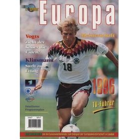 EUROPA MEISTERSCHAFT 1996 - TV FUHRER (1996 EUROPEAN FOOTBALL CHAMPIONSHIPS)
