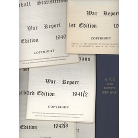 THE ASSOCIATION OF FOOTBALL STATISTICIANS (2ND WORLD) WAR REPORT NOS.1-8, SEASONS 1939/40-1945/46 (8 ISSUES)