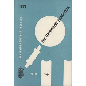 HAMPSHIRE COUNTY CRICKET CLUB ILLUSTRATED HANDBOOK 1971