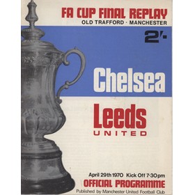 CHELSEA V LEEDS UNITED 1970 (F.A. CUP FINAL REPLAY) FOOTBALL PROGRAMME